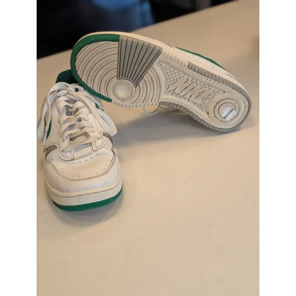 Nike Gamma Force Sail Fir Green Shoes | Women's 10 Retro Court Sneaker Old Money
